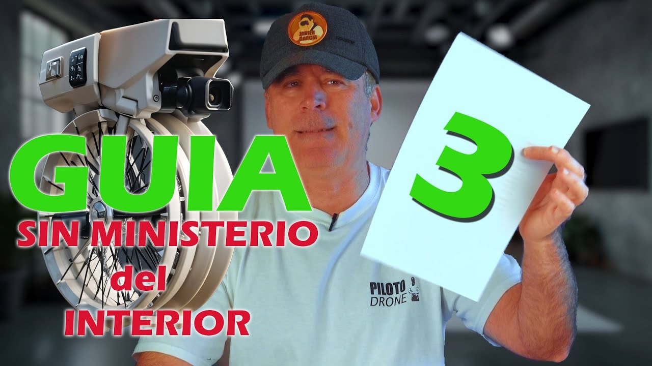 DJI FLIP Drones No hay que comunicar con  Ministerio del Interior