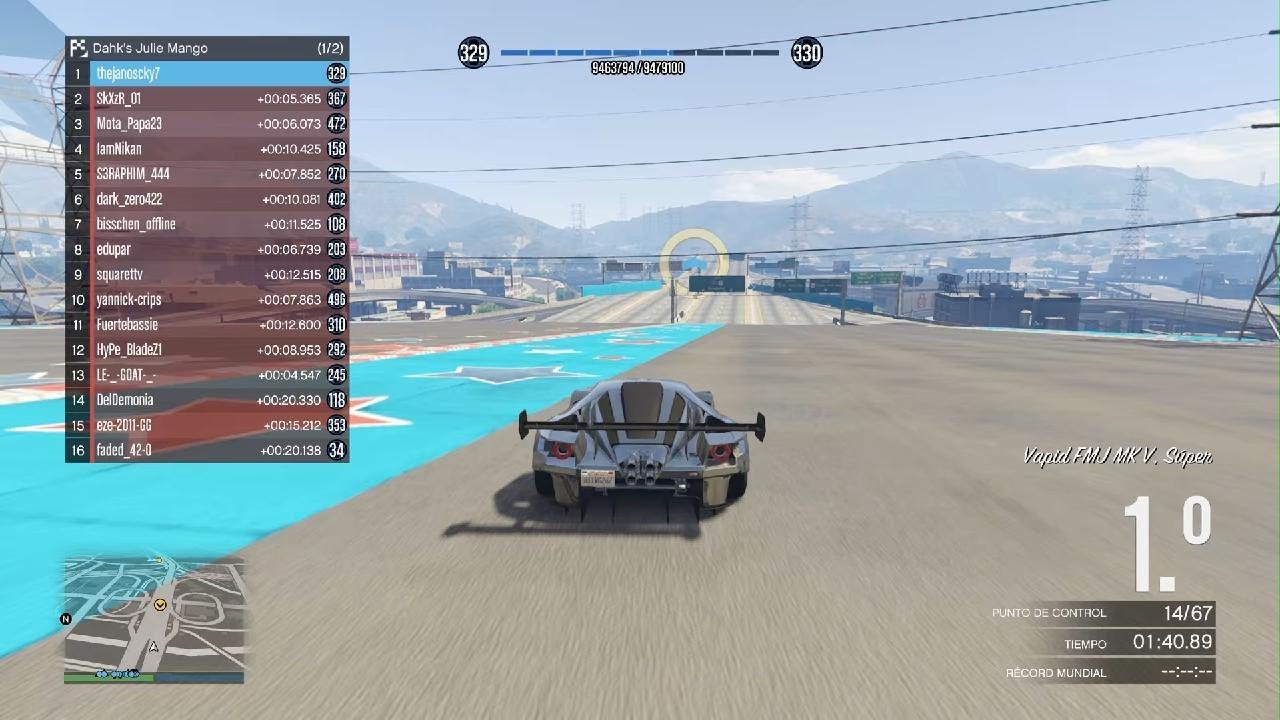 OTRA VEZ GRRR RACE LONG GTA V ONLINE