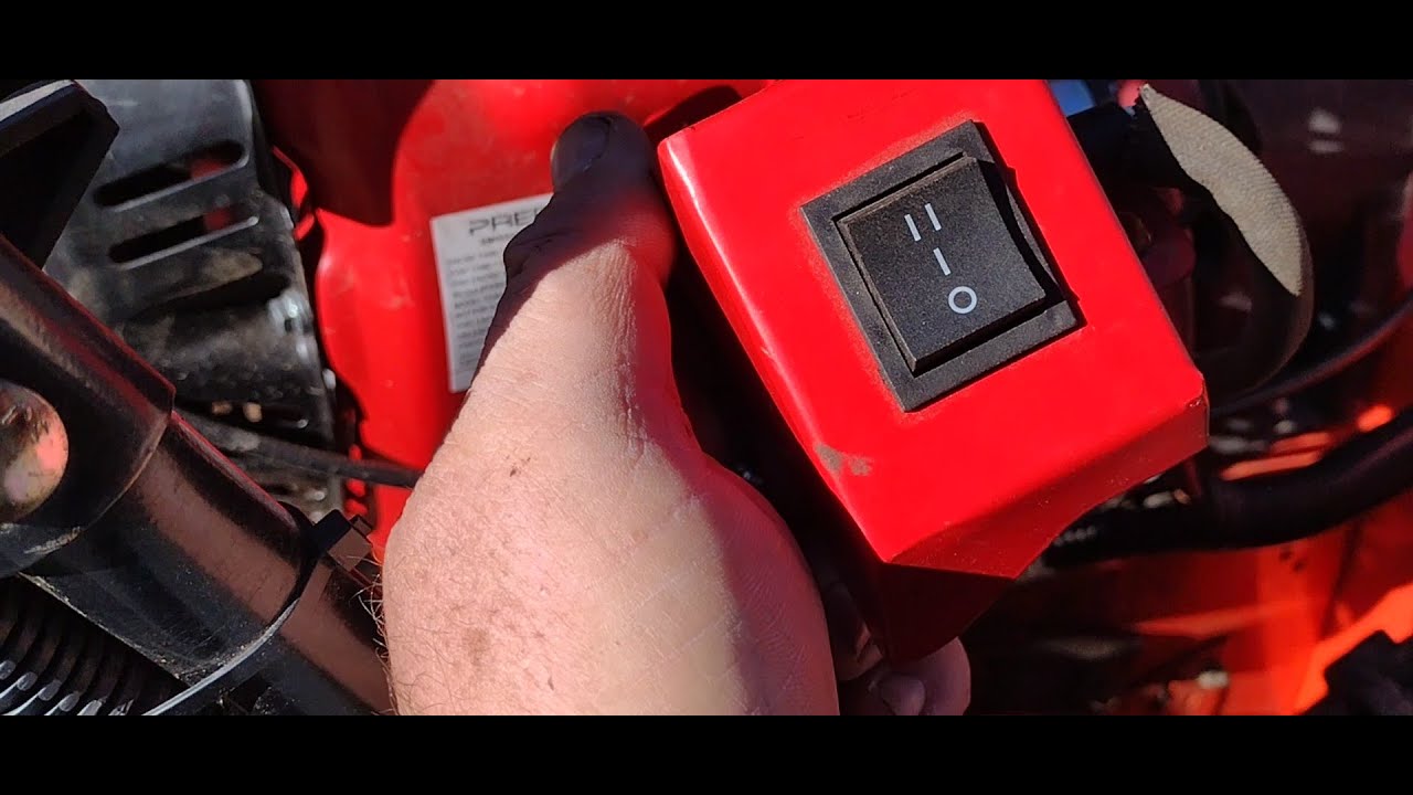 Predator 459cc failed starter switch quick fix
