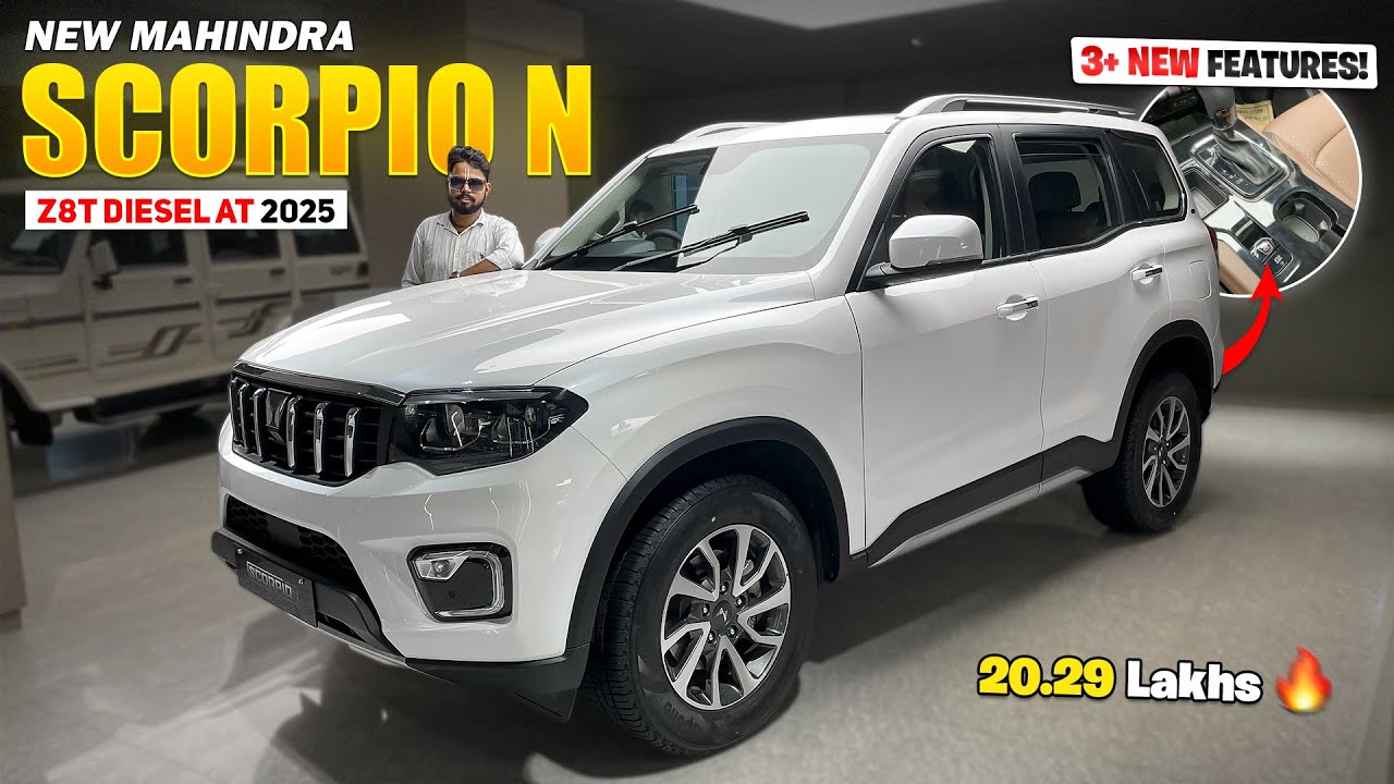 New Mahindra Scorpio N Z8T Diesel AT Review 2025 🔥| ₹20.29 Lakhs में Top Model वाला Feel?