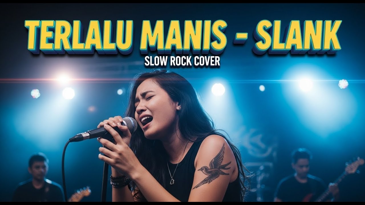 SLANK - TERLALU MANIS | Slow Rock Cover | 🌹 Aransemen Paling BAPER! Cocok Didengar Pas Hujan 🌧️