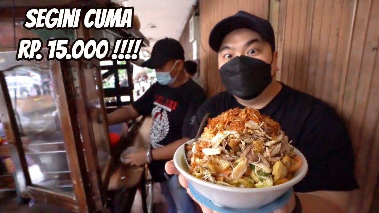 BUBUR AYAM TOPPING MENGGUNUNG!!! HARGA CUMA RP.15.000!!!