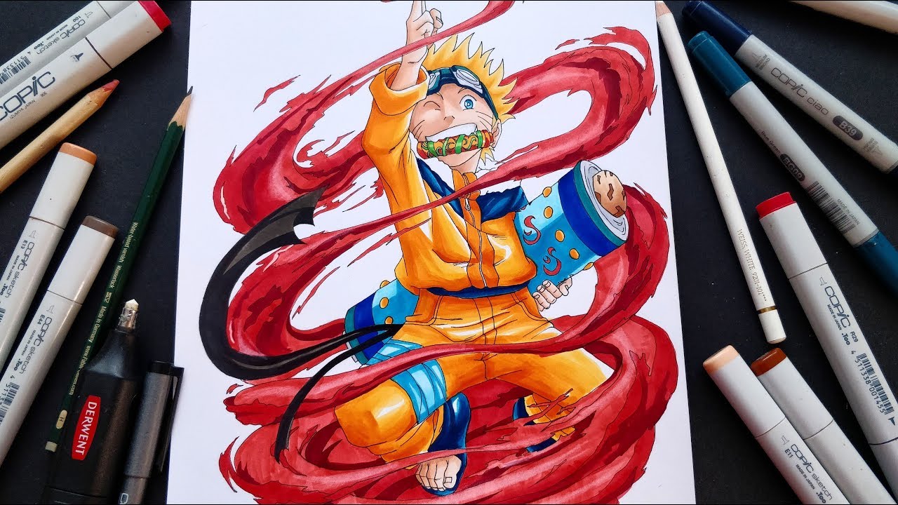 Drawing NARUTO like Masashi Kishimoto