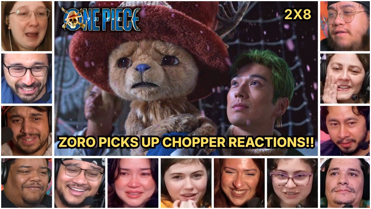 Reactors Reacting To Zoro Picks Up Chopper On His Shoulders | One Piece 2x8 Reaction Mashup