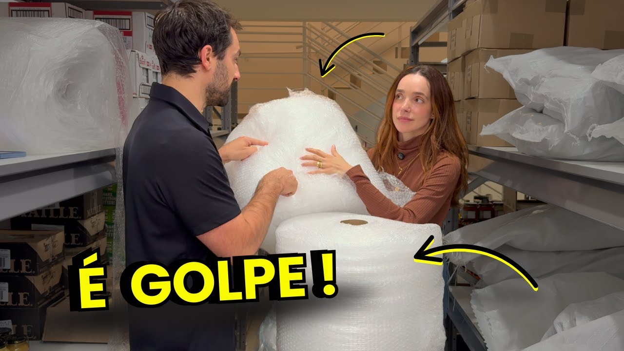 COMPREI NA SHOPEE 100m de PLÁSTICO BOLHA e FUI ENGANADO
