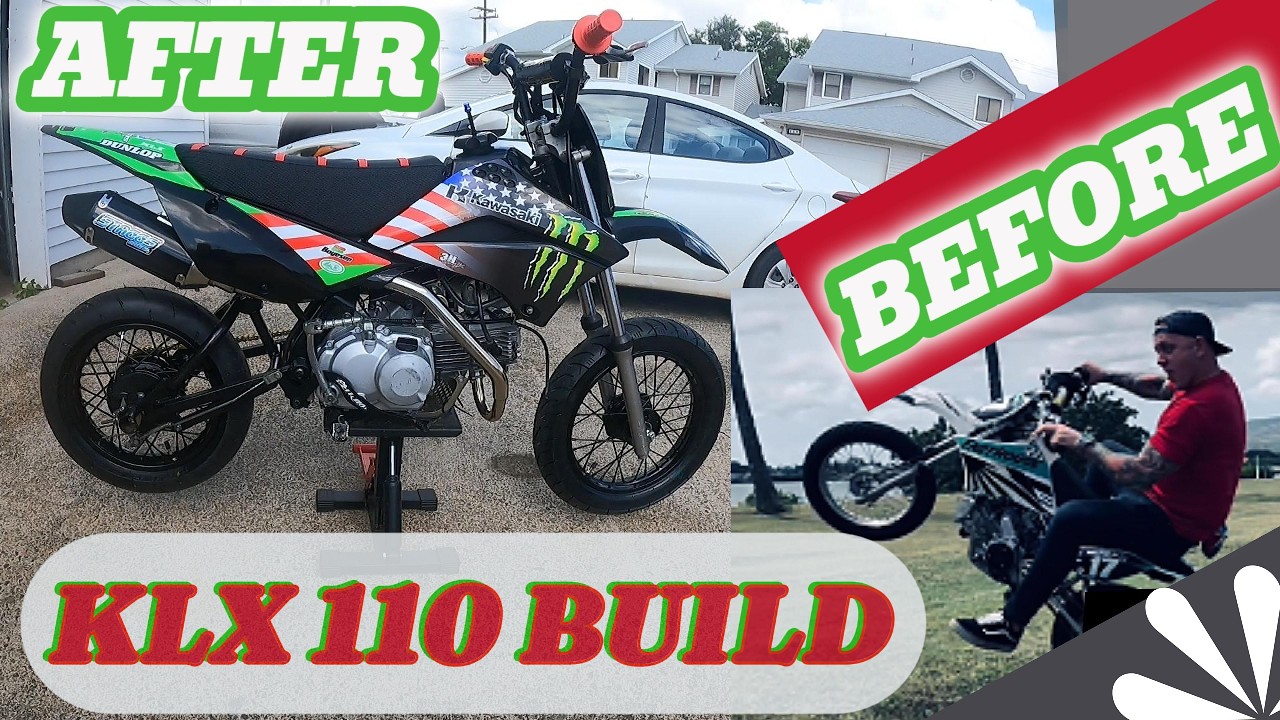 KLX 110 build final