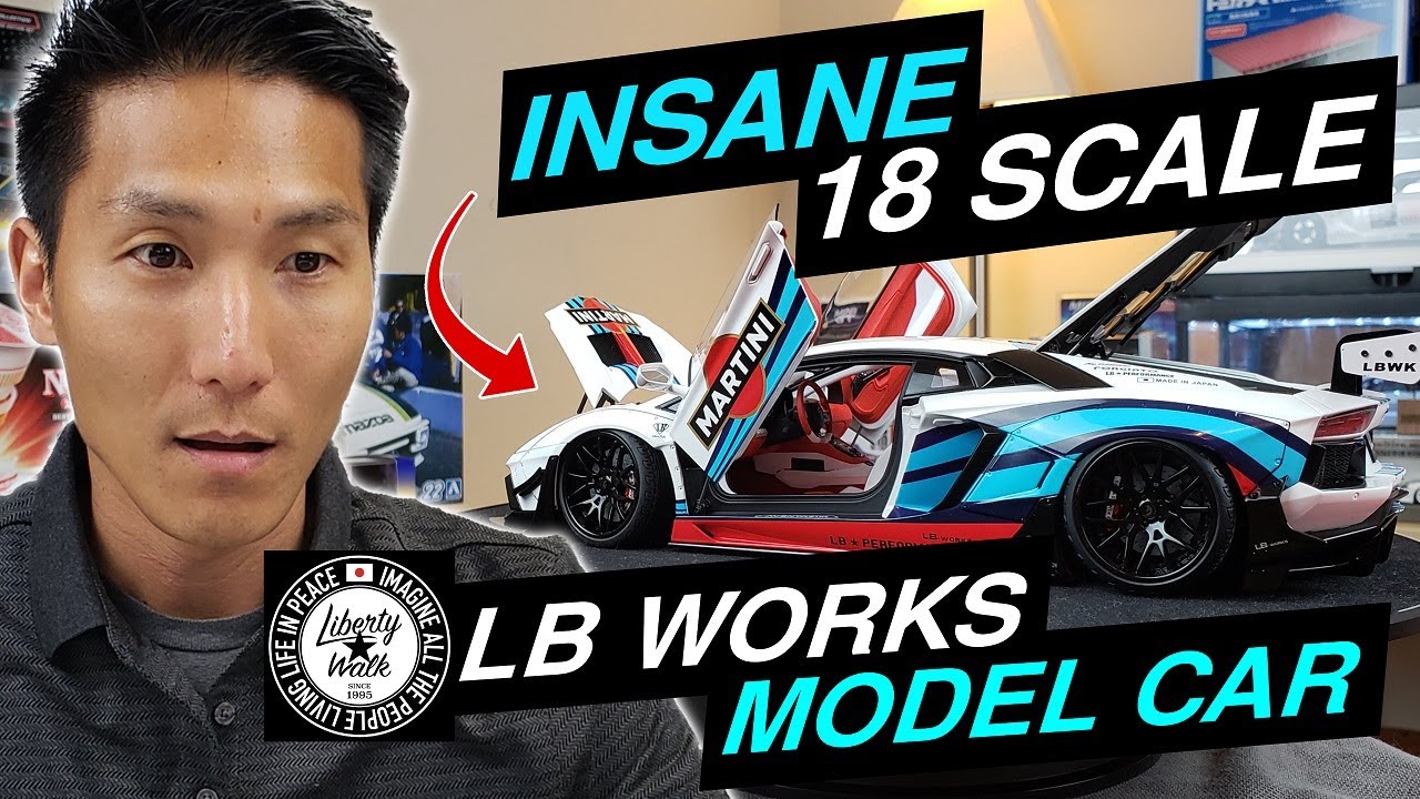 LIMITED EDITION - 1/18 Liberty Walk Lamborghini Aventador AUTOart - Die Cast Model Car!