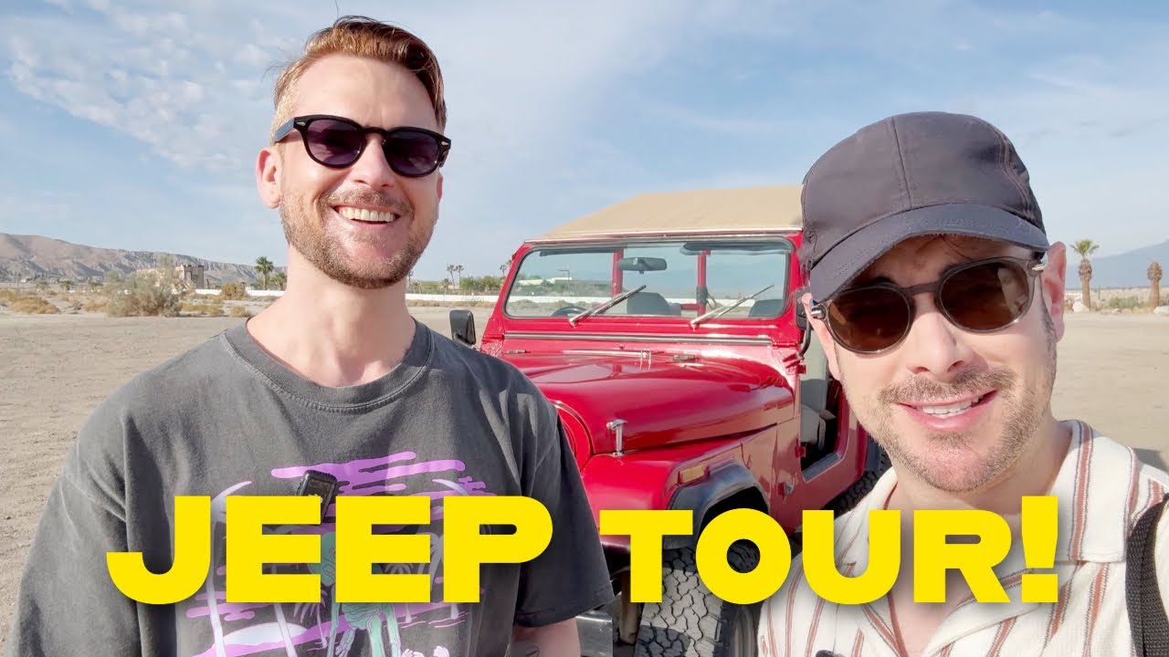 We Drove STRAIGHT Into the San Andreas Fault! Palm Springs Desert Jeep Tour 🚘