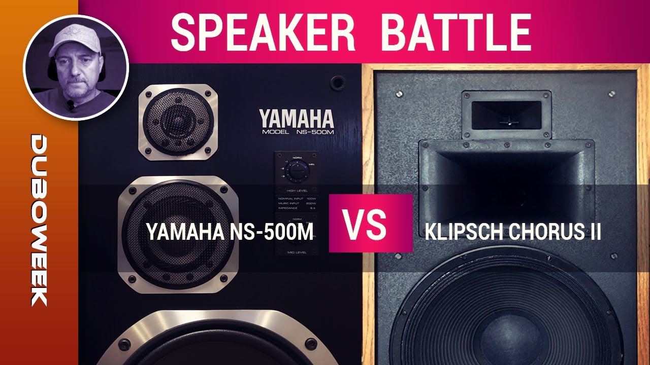 Yamaha NS 500M vs Klipsch Chorus II Speaker Battle