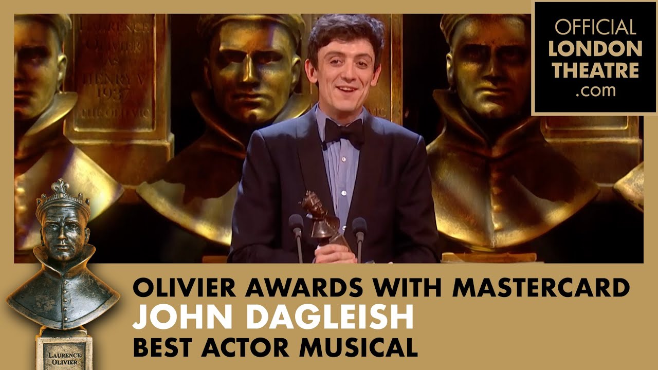 John Dagleish wins Best Actor in a Musical | Olivier Awards 2015 with Mastercard