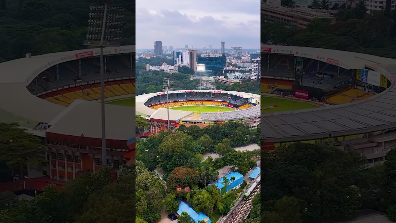 Chinnaswamy Stadium, the land of RCB, Bangalore, Karnataka, India