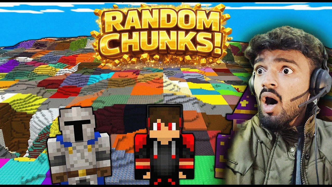 Every Chunk is Random… Playing with Friends 😭 | Minecraft LIVE| Day 21