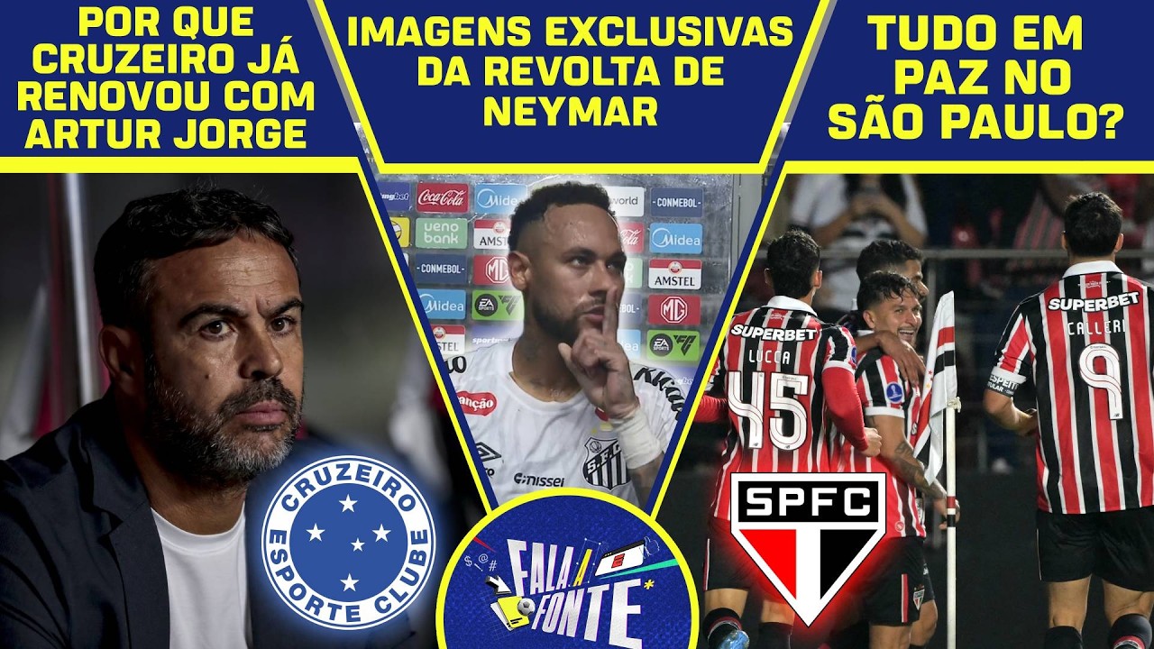 IMAGENS EXCLUSIVAS DE NEYMAR E BASTIDORES DE RENOVA&Ccedil;&Atilde;O DE ARTUR JORGE | FALA A FONTE