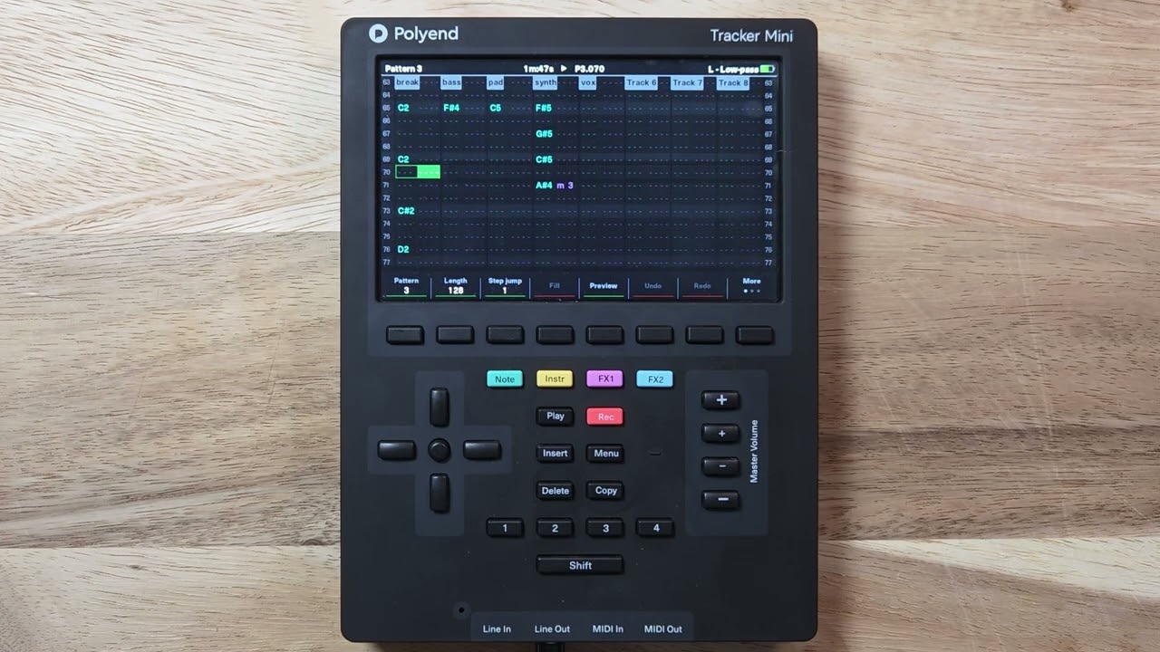 Atmospheric Jungle On The Polyend Tracker Mini - Deep Pads And Bass, Ready For Summer