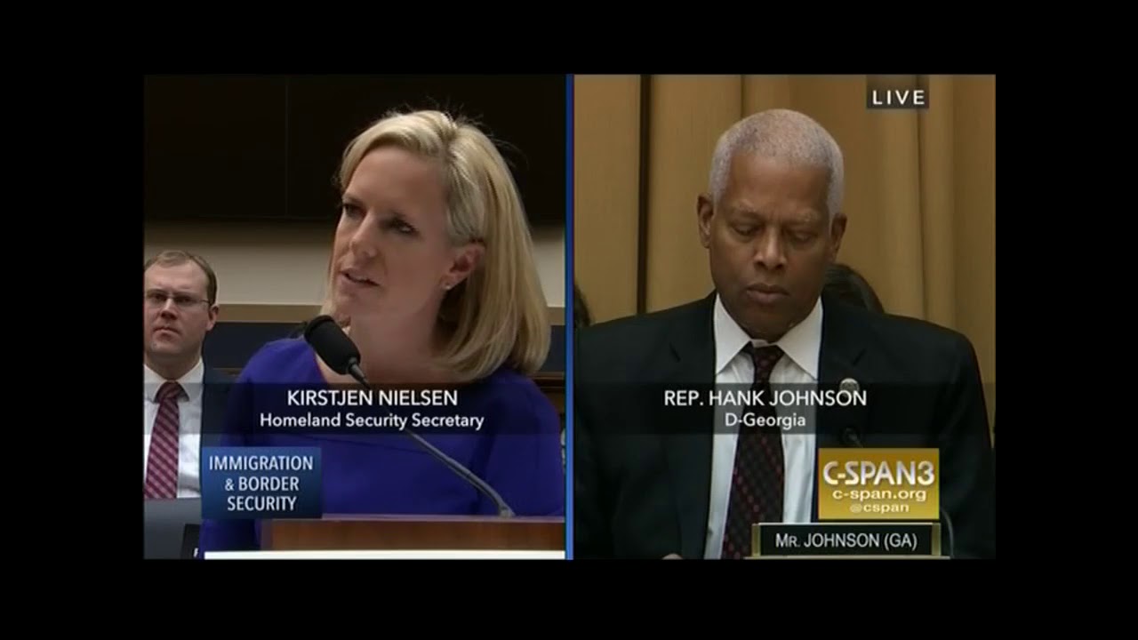Congressman Johnson Questions Secretary of Homeland Security Nielsen