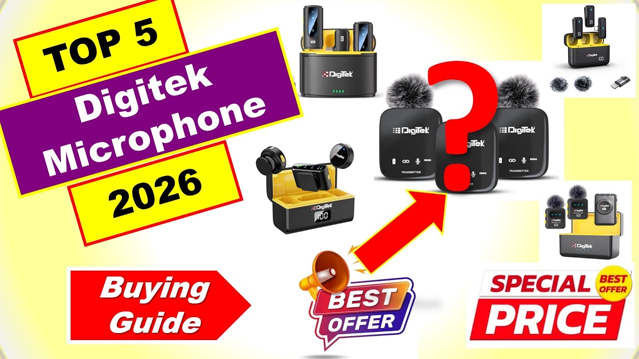 Best Digitek Microphone in India 2026 ⚡ Price List ⚡ सबसे अच्छे डिजिटेक माइक्रोफोन