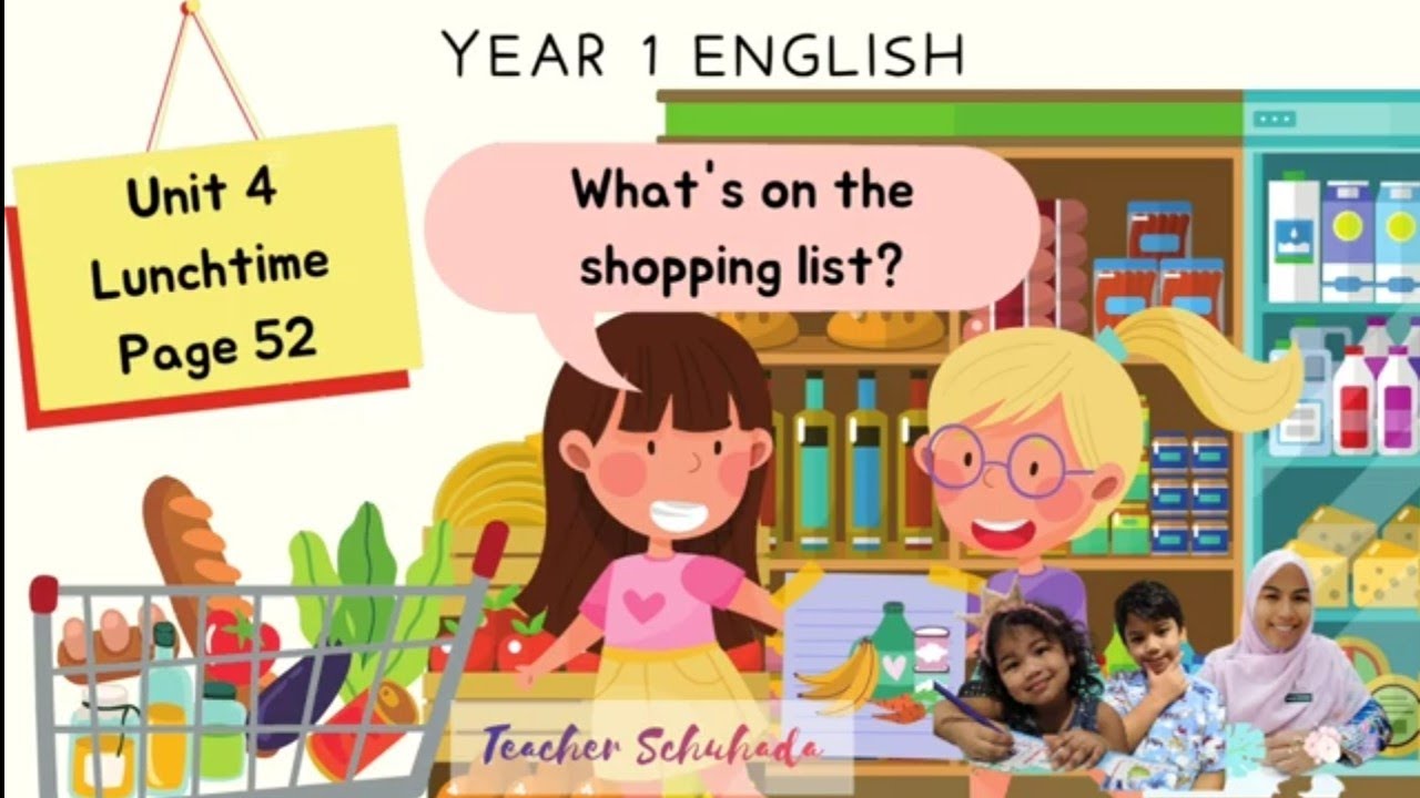 Year 1 Superminds Unit 4 Lunchtime Page 52 Numbers 11-20 / Shopping List