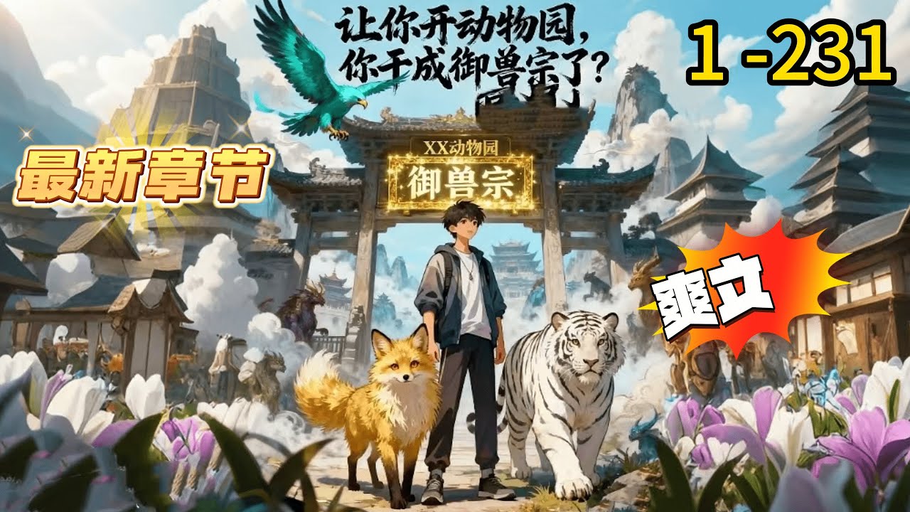 《让你开动物园，你干成御兽宗了？》1 -231 连载 【爽文+御兽+多女】继承一家破动物园，系统却说我在御兽宗？鹦鹉送快递，不等红绿灯。乌鸦夜追踪，剿匪立天功。野猪成田灾，老虎当护农队！