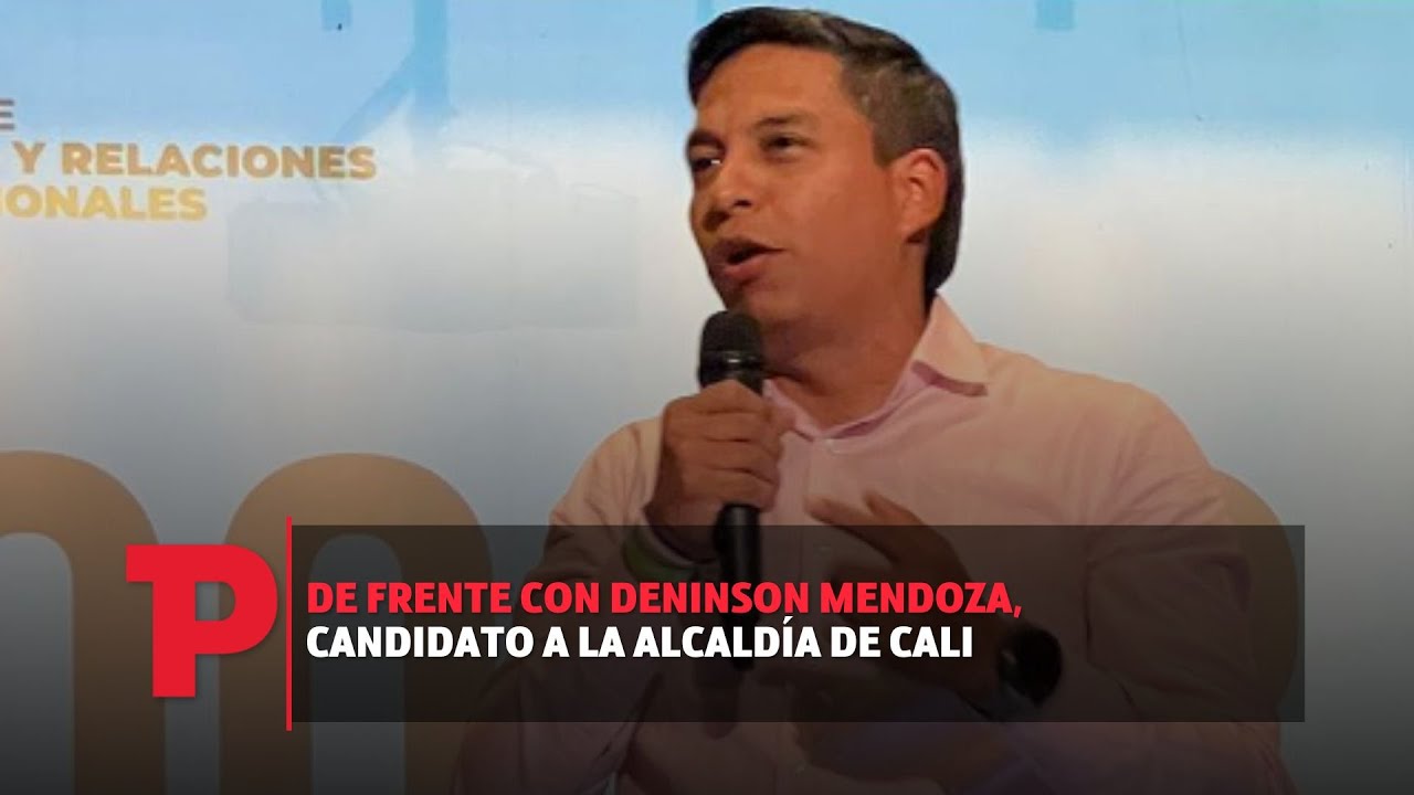 DE FRENTE con Deninson Mendoza, candidato a la Alcaldía de Cali | 20.08.2023 | Telepacífico Noticias