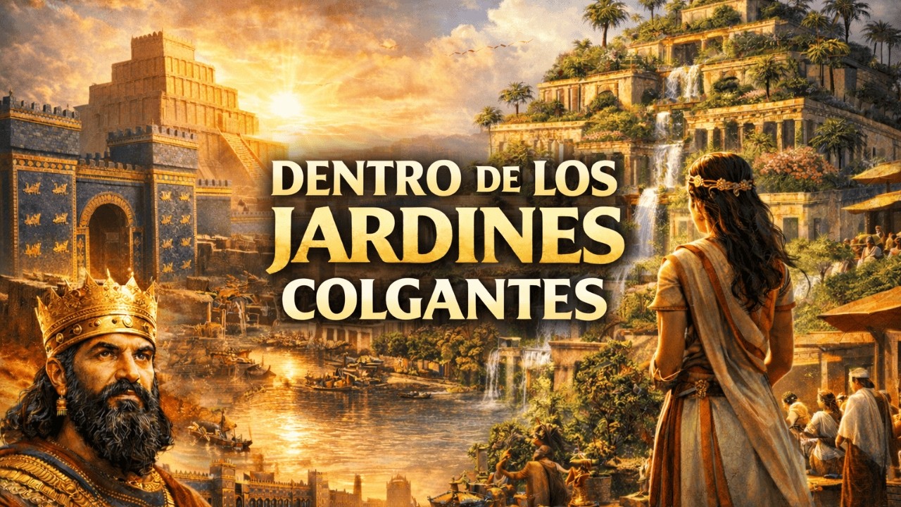 Así era vivir en BABILONIA en el año 600 a.C. | Dentro de los Jardines Colgantes | Con IA