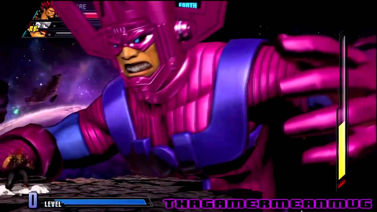 Marvel vs. Capcom 3 - Galactus Battle (Akuma, Ryu, Zero)