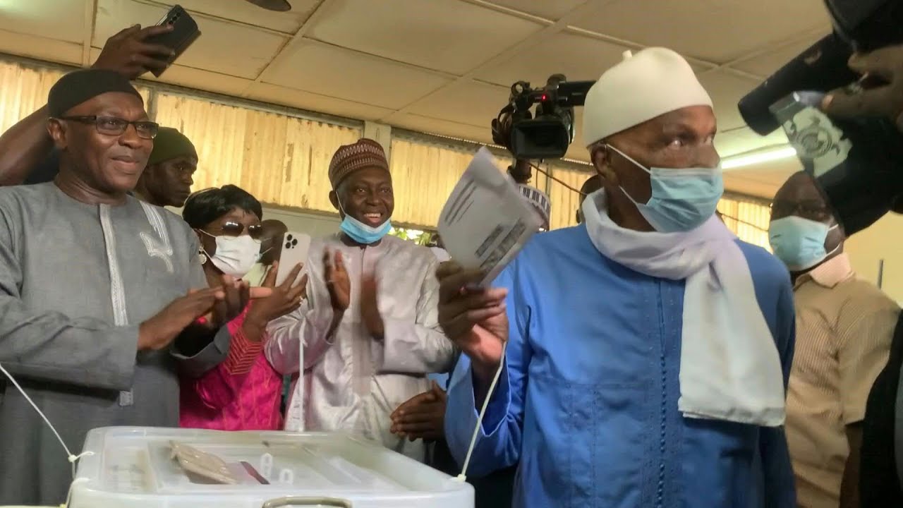Ex-president Abdoulaye Wade votes in Senegal legislative elections | AFP