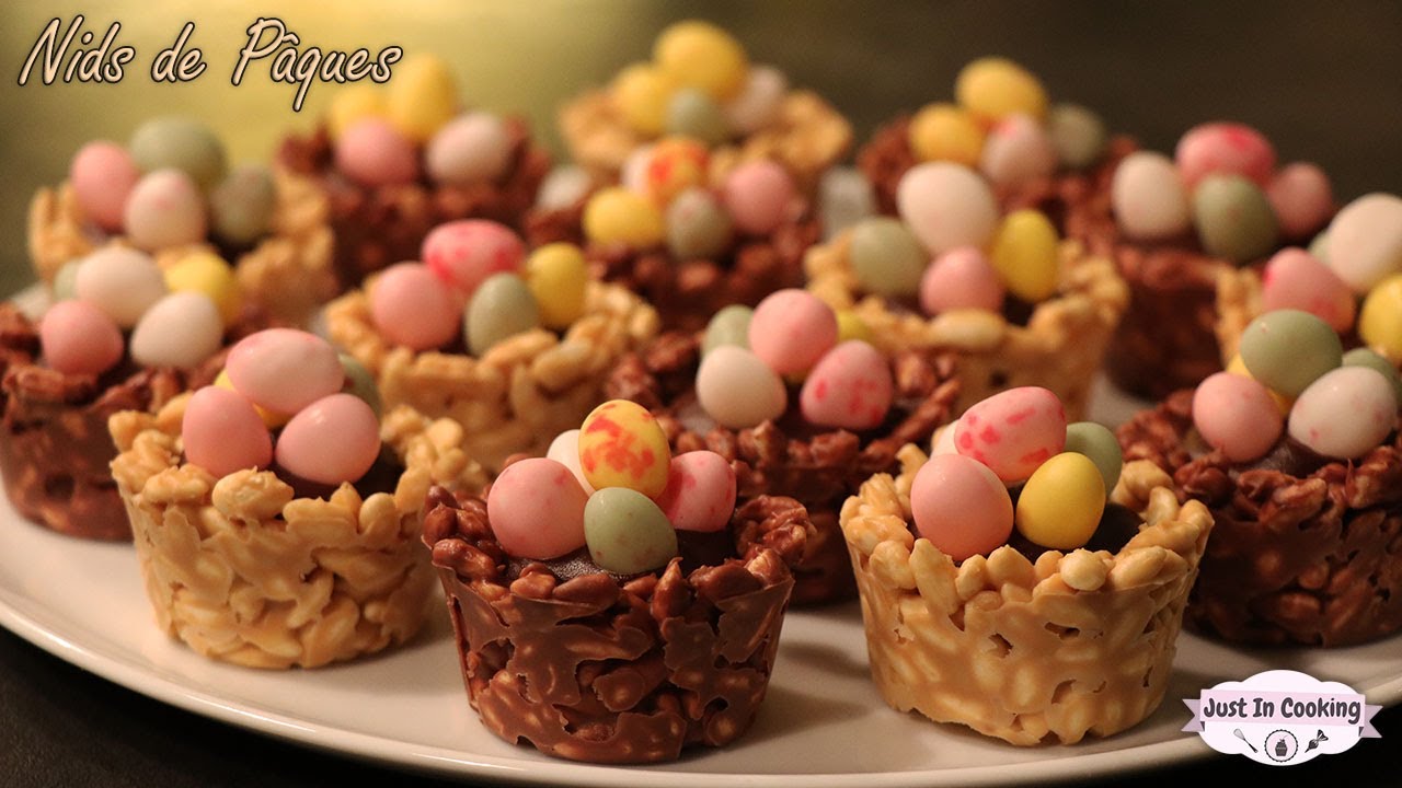 ❀ Recette des Nids de Pâques au Riz Soufflé et Chocolat ❀