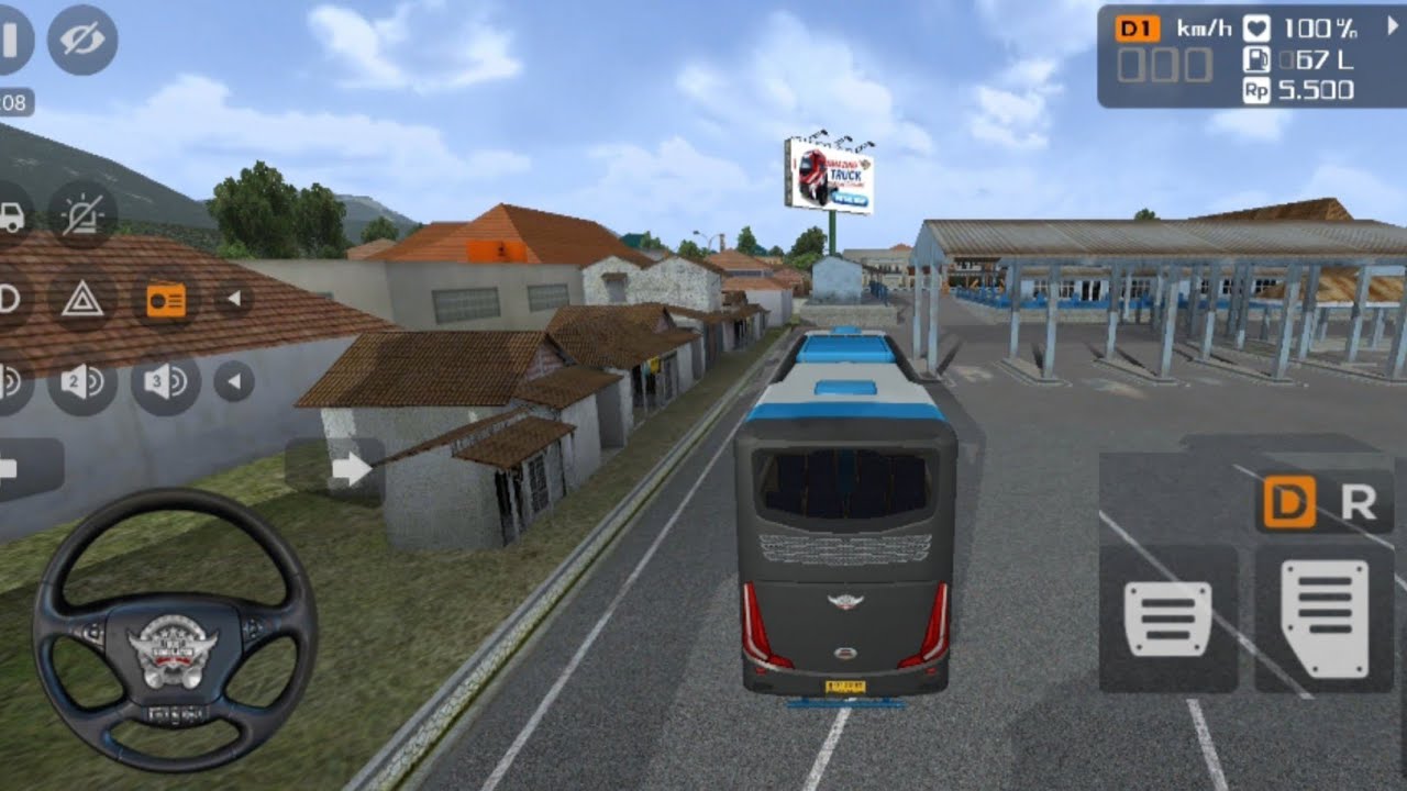 Bus Simulator Game Driving On Road 🚍