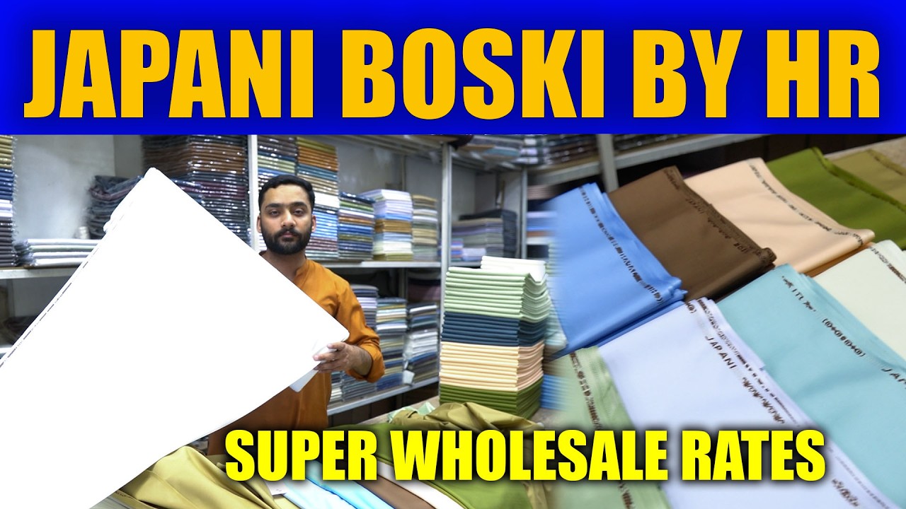 Gents Suiting Super Wholesale Rates | JAPANI BOSKI BY HR | Libas Mahal