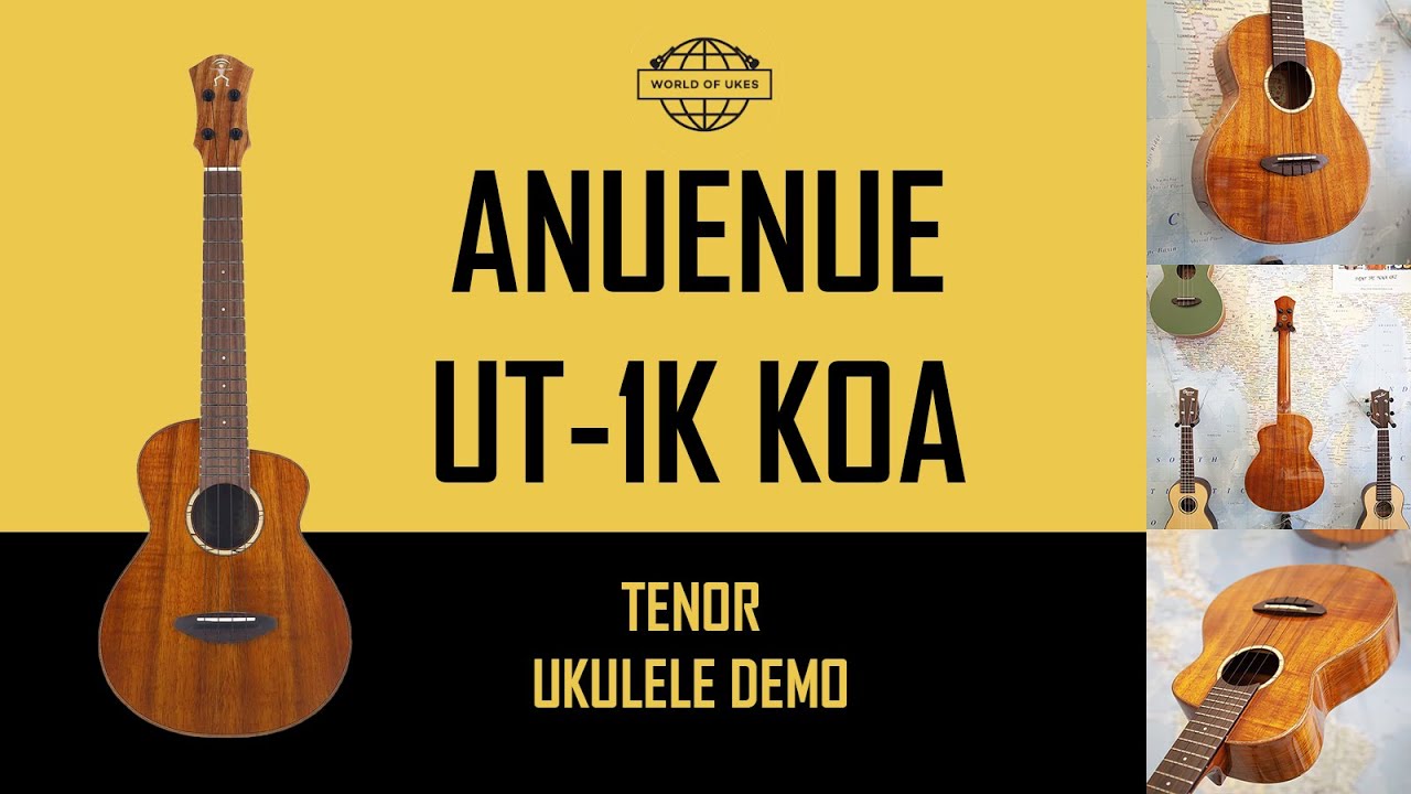 aNueNue UT1K Koa Tenor Ukulele Demo