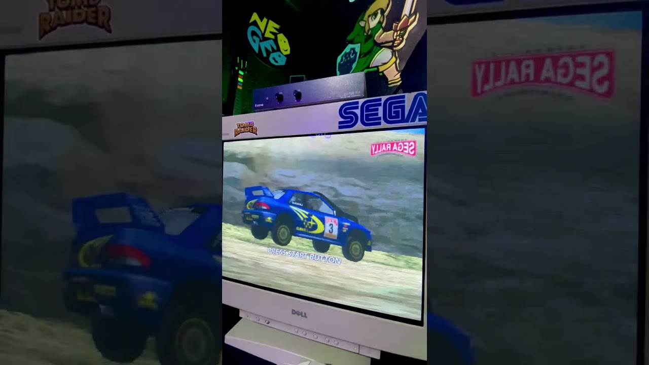 Sega Rally 2 intro on a Dell P1110 using my Dreamcast VGA Output
