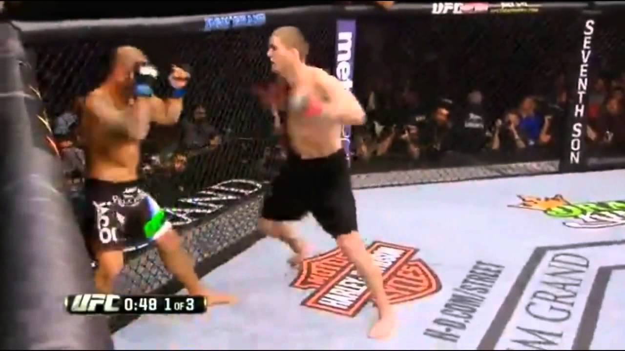 Thiago Alves vs  Jordan Mein KO TKO Knockout UFC 183