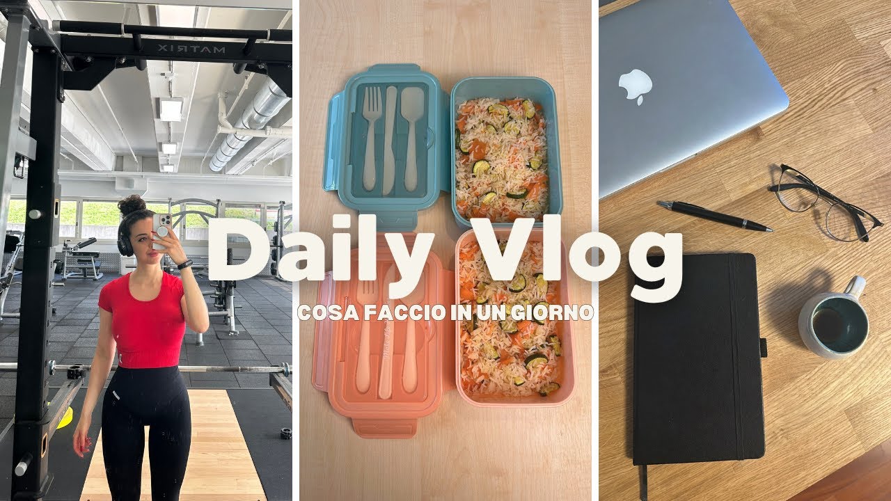 Una giornata con me: allenamento, lavoro e progetti 🏋🏻‍♀️💻✨