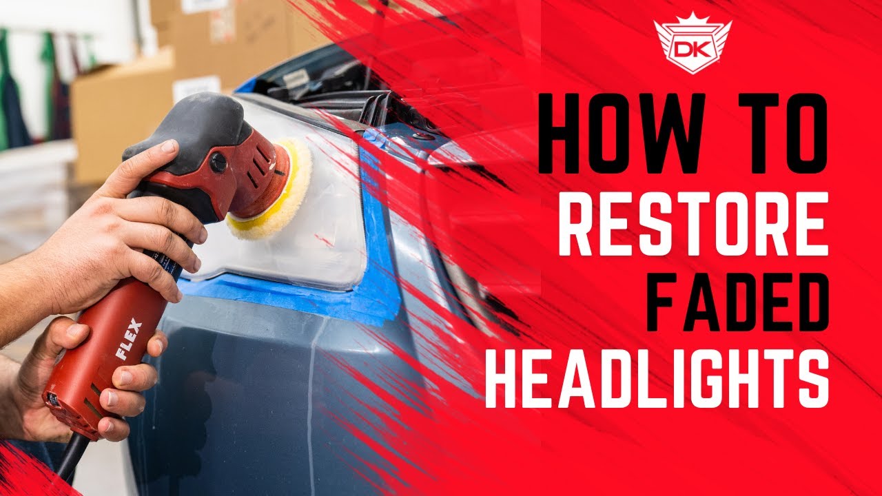 How To Restore Faded Headlights | Detail King