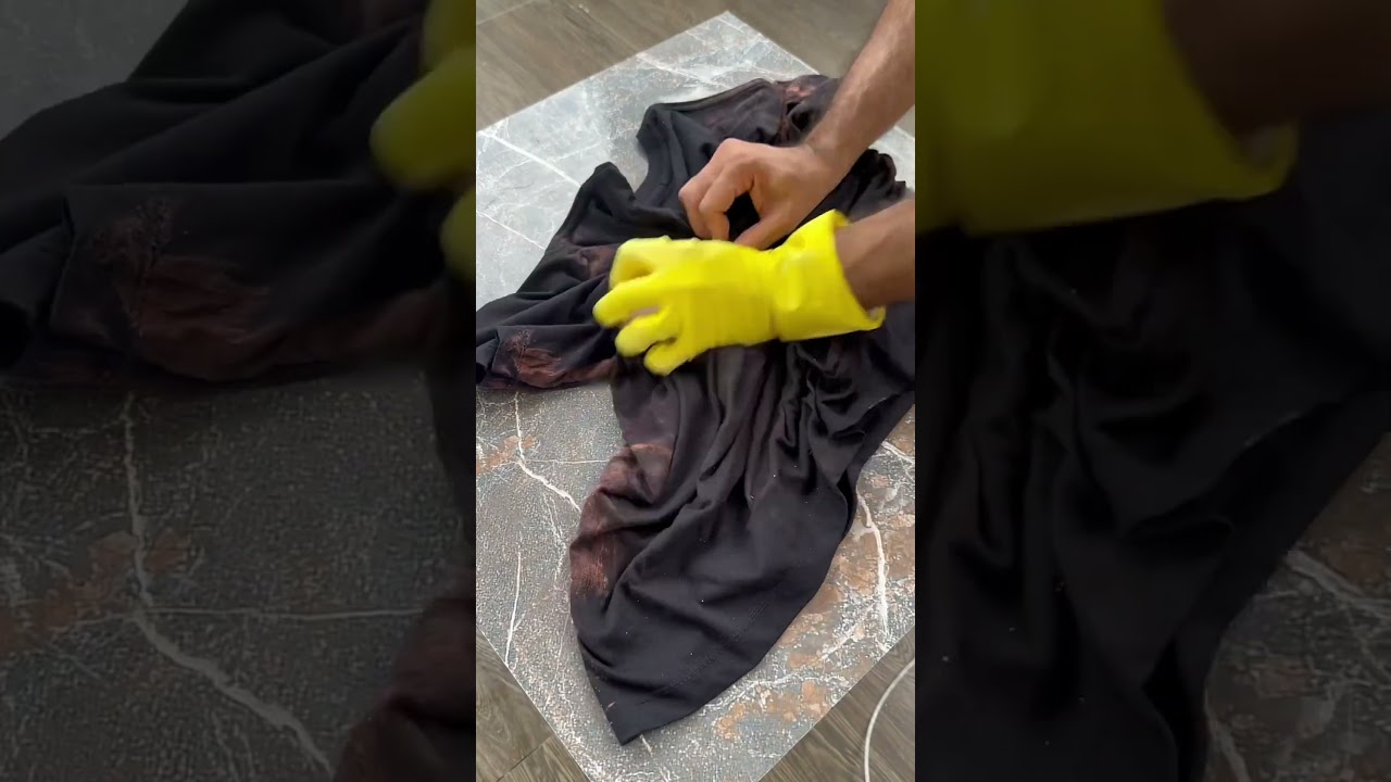 Acid Washed Tee Tutorial