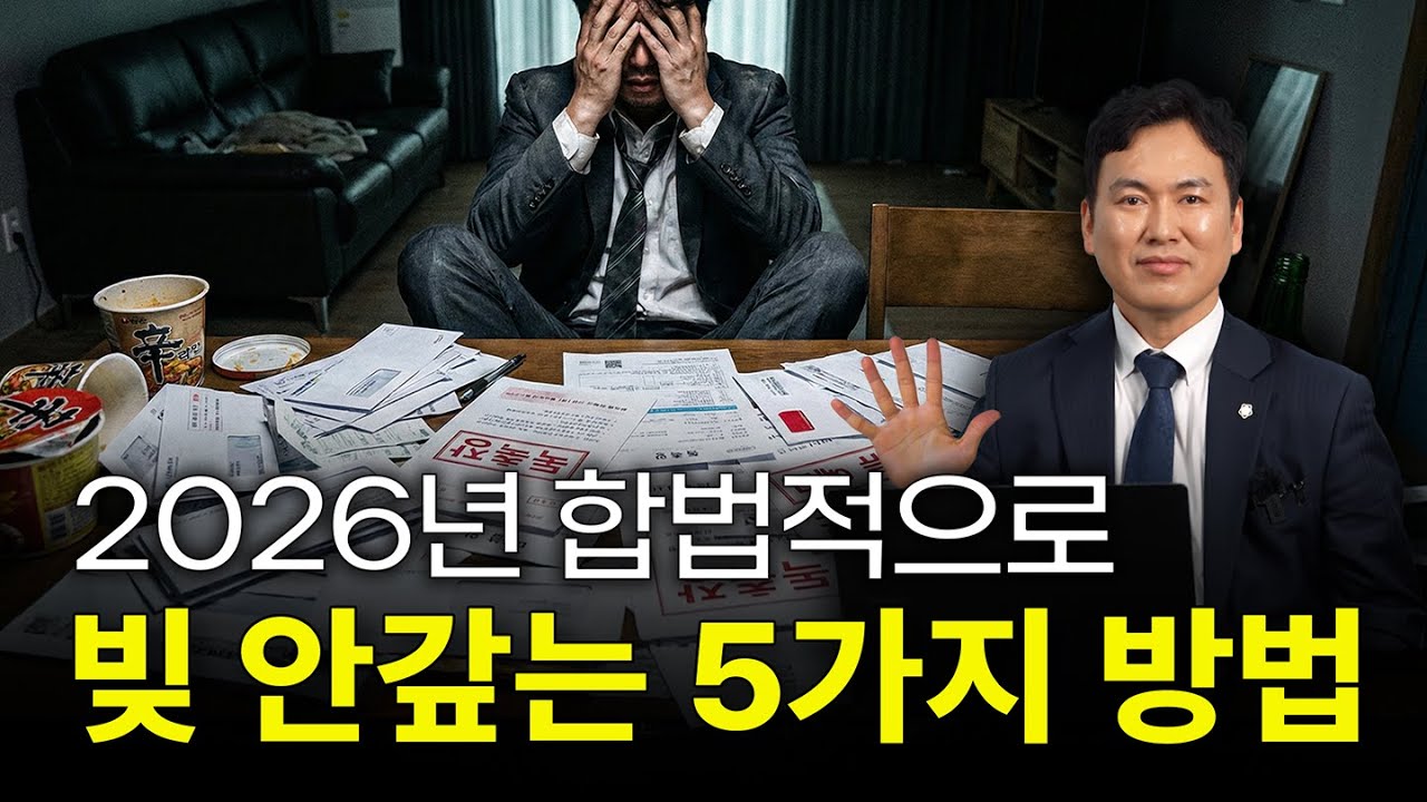 2026년 개인회생 없이 합법적으로 빚 안 갚는 5가지 방법