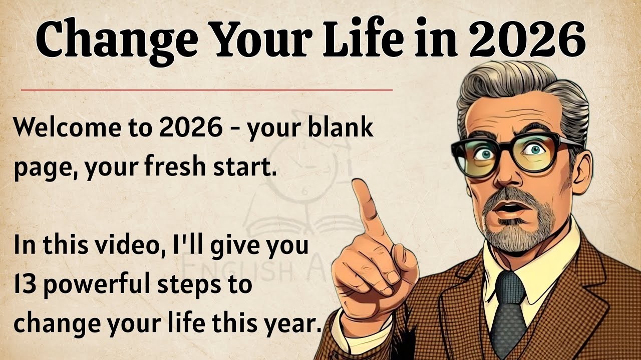 Change Your Life in 2026   One Step at a Time    Graded Reader    Improve Your English Fluency ✅
