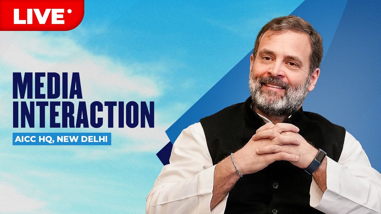 Media Interaction | AICC HQ, New Delhi