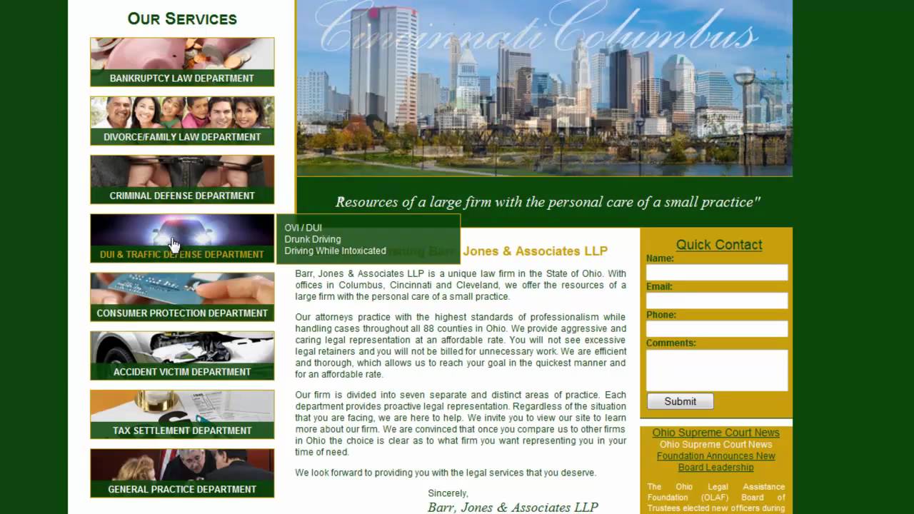 Criminal Lawyer Columbus | Defense | DUI Attorneys | Ohio