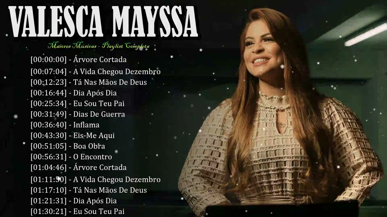 🔥🎤 Valesca Mayssa - Canções poderosas proclamando o amor de Deus 💖🌟