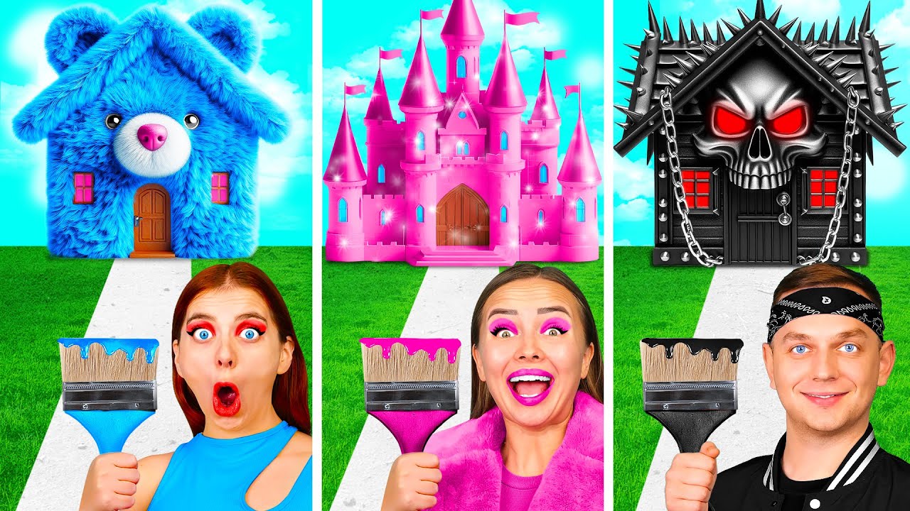 Домики Одного Цвета Челлендж | Смешные Моменты от Fun Challenge