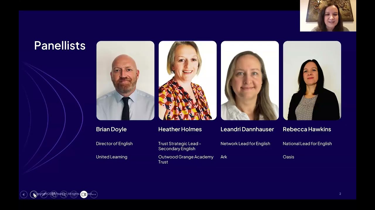 Let's Talk English: Tackling the changes of the Curriculum and Assessment Review webinar