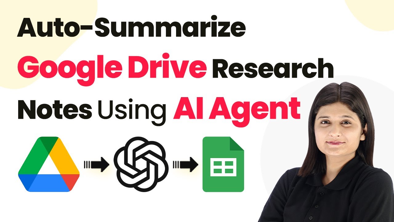 How to Auto-Summarize Google Drive Research Notes Using AI Agent