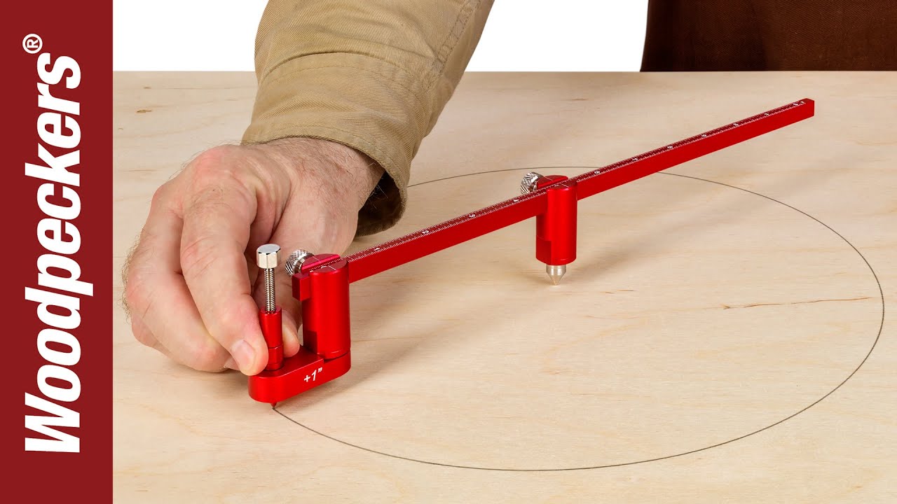 Deluxe Trammel System | OneTIME Tool | Woodpeckers Woodworking Tools