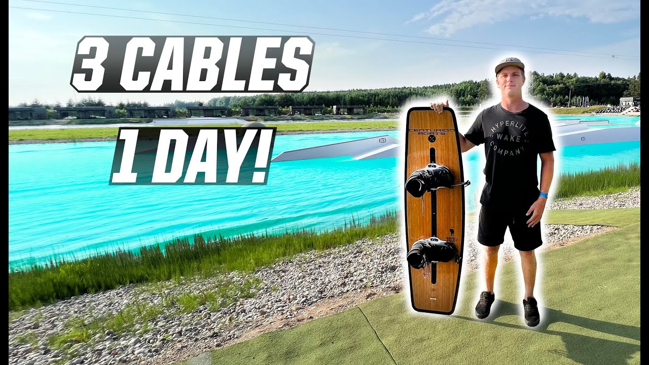 3 CABLES 1 DAY!! - WAKEBOARDING