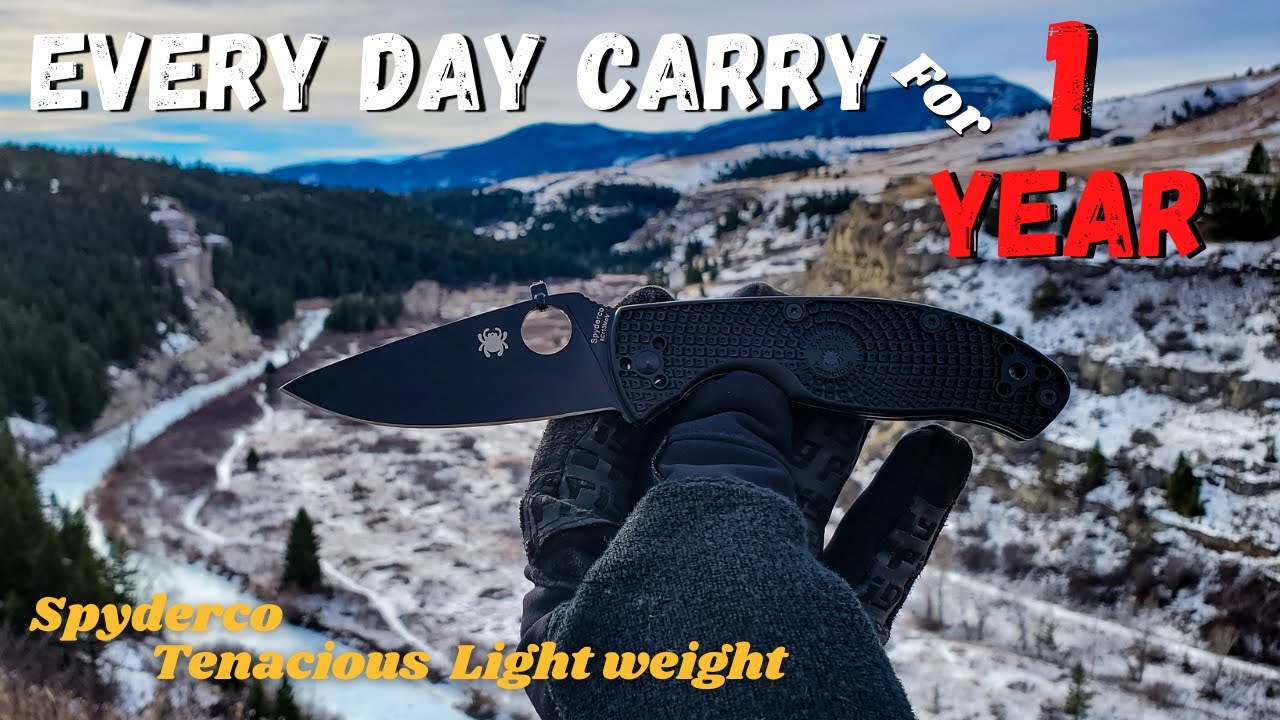 Spyderco Tenacious Lightweight год спустя