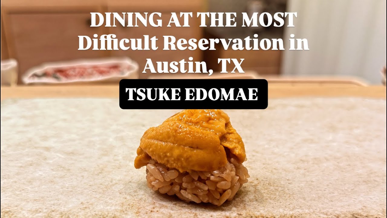 Dining at the most Difficult Reservation in Austin, TX. Tsuke Edomae! 