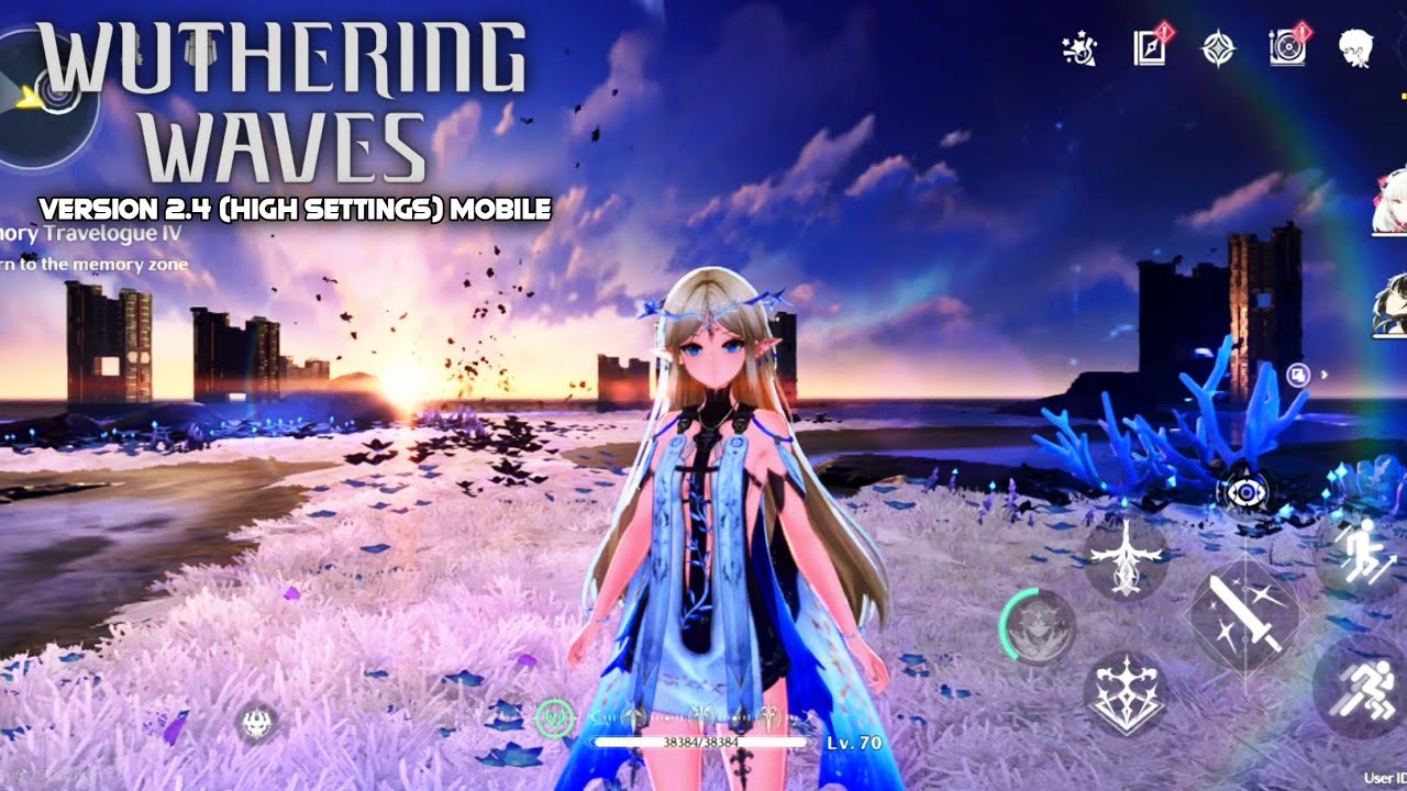 Wuthering Waves 2.4 High Settings Gameplay on Android | POCO F6