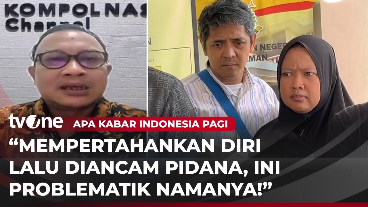 Kelanjutan Kasus Suami Jadi Tersangka Usai Lindungi Istri, Kompolnas Angkat Suara | tvOne