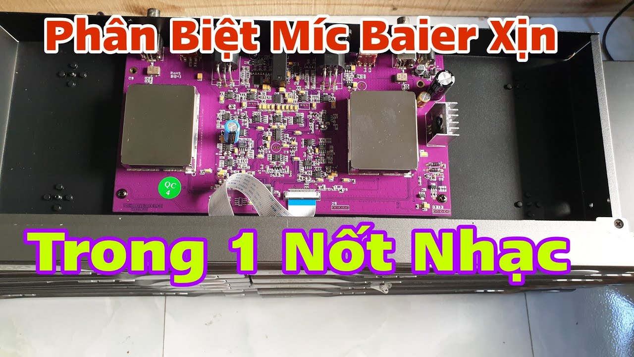 Phân Biệt Míc Xịn Và Nhái Chỉ Một Nốt Nhạc.